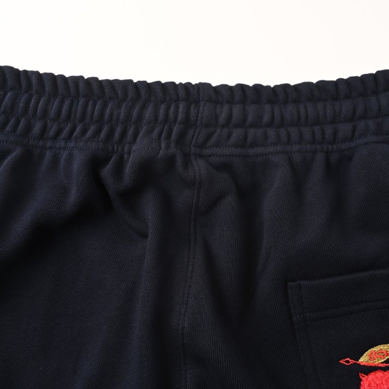 Burberry Navy Cargo Pants with Embroidered Horse Logo view