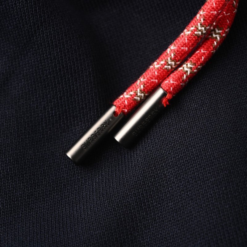 Burberry Navy Cargo Pants with Embroidered Horse Logo view