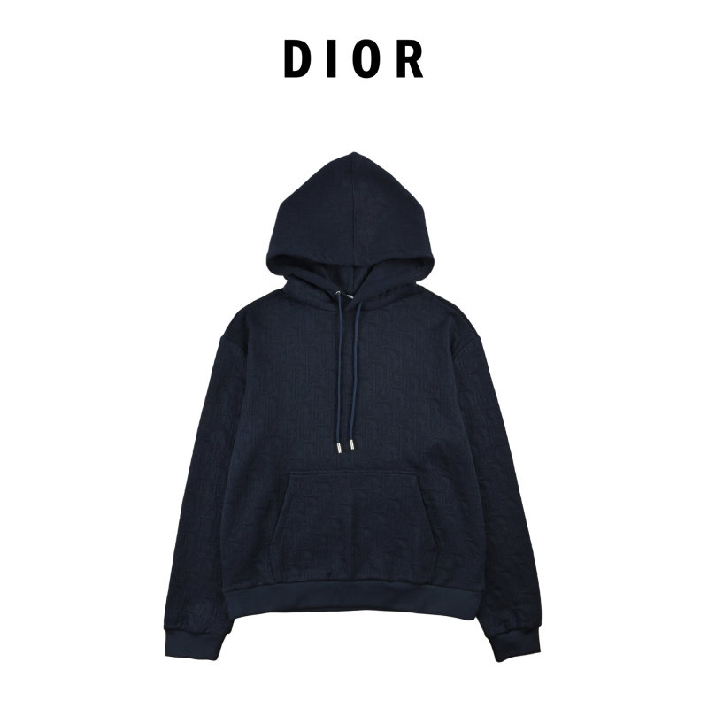 Black Cropped Hoodie with Textured Panel view