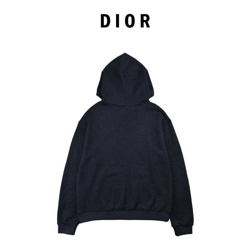 Black Cropped Hoodie with Textured Panel view
