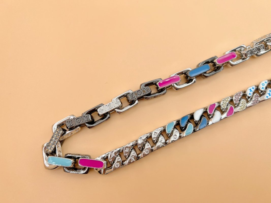 Louis Vuitton Paradise Chain Bracelet Silver Multi view