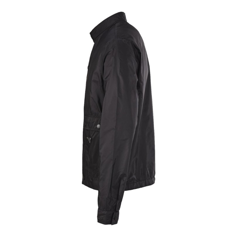 Prada Black Nylon Zip Jacket view