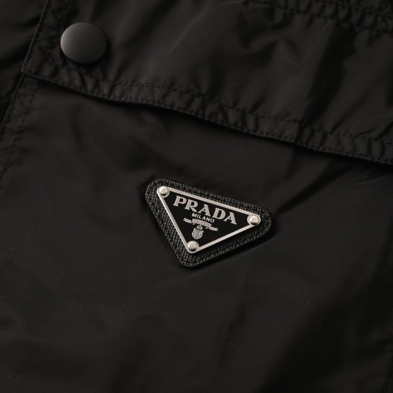 Prada Black Nylon Zip Jacket view
