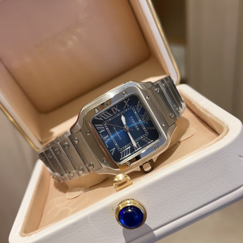 Cartier Santos Stainless Steel Automatic Watch view