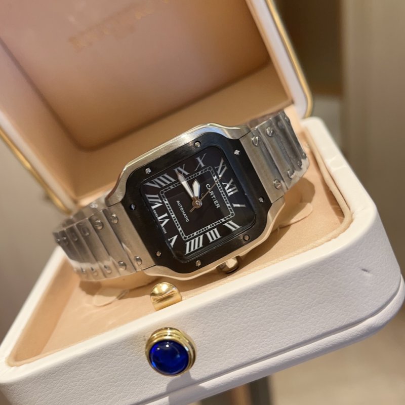 Cartier Santos Stainless Steel Automatic Watch view