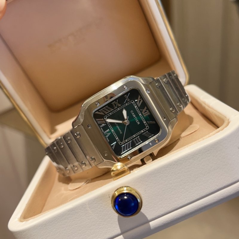 Cartier Santos Stainless Steel Automatic Watch view