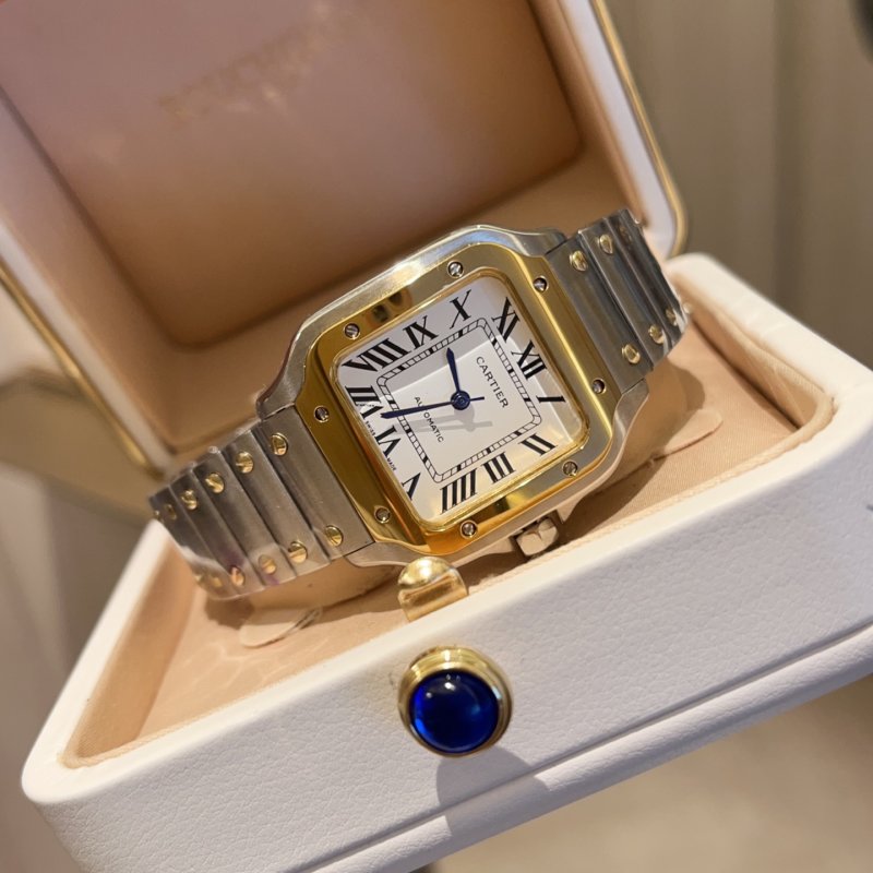 Cartier Santos Stainless Steel Automatic Watch view