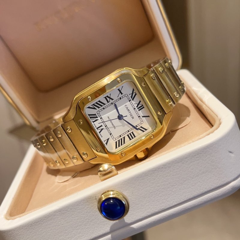 Cartier Santos Stainless Steel Automatic Watch view