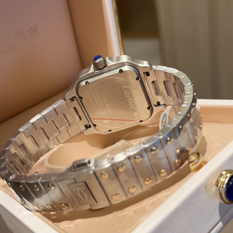 Cartier Santos Stainless Steel Automatic Watch view