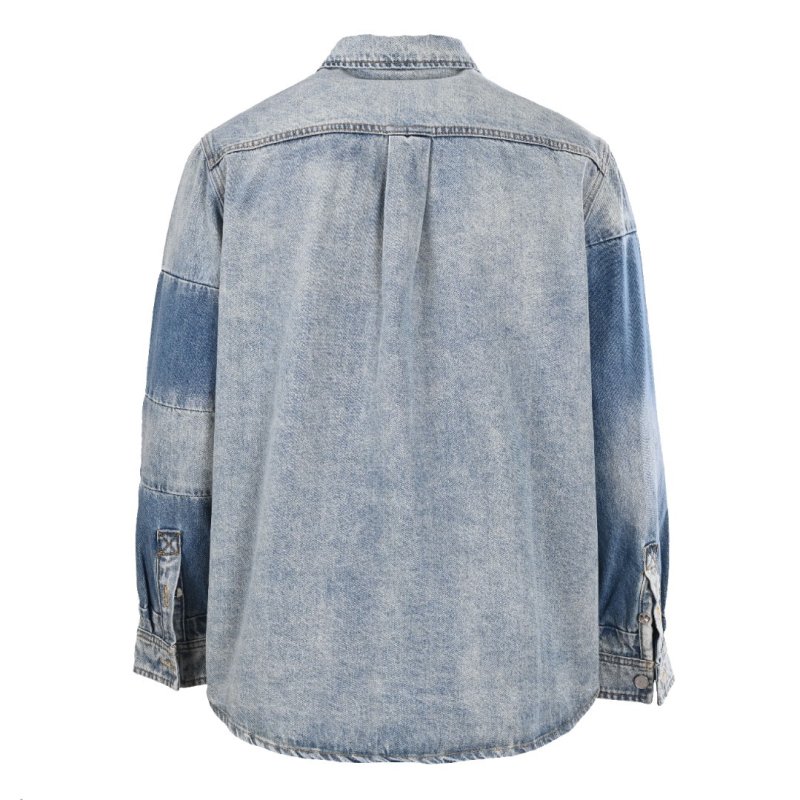 Gucci Light Wash Denim Shirt Blue view