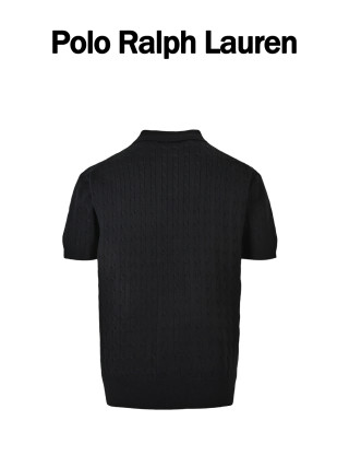 Polo Ralph Lauren Black Short Sleeve Polo Shirt view 6