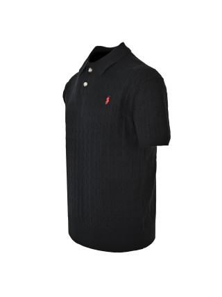 Polo Ralph Lauren Black Short Sleeve Polo Shirt view 9