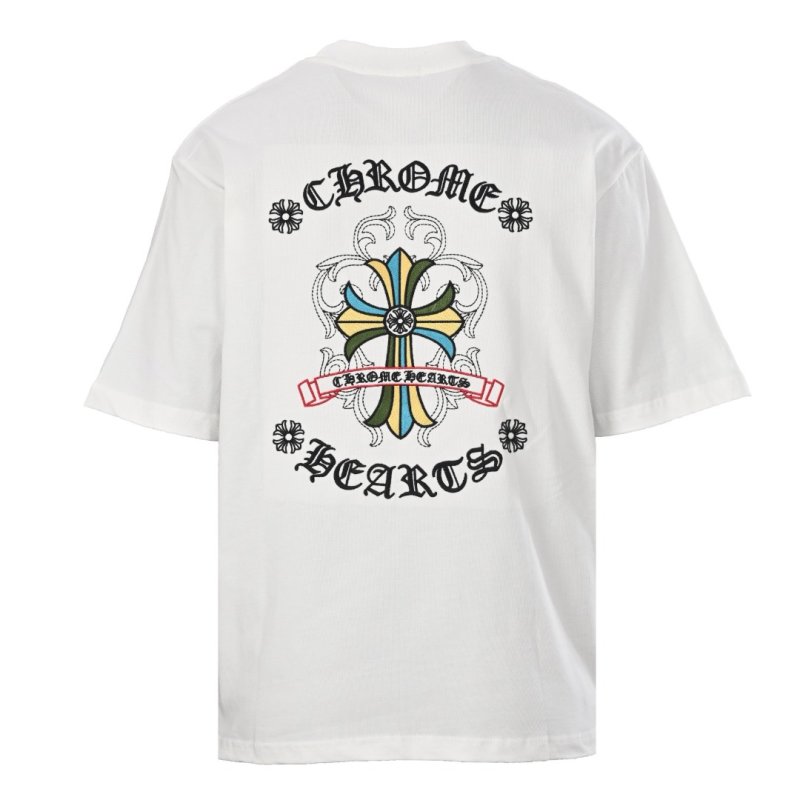 Chrome Hearts Cross Logo White T-Shirt view