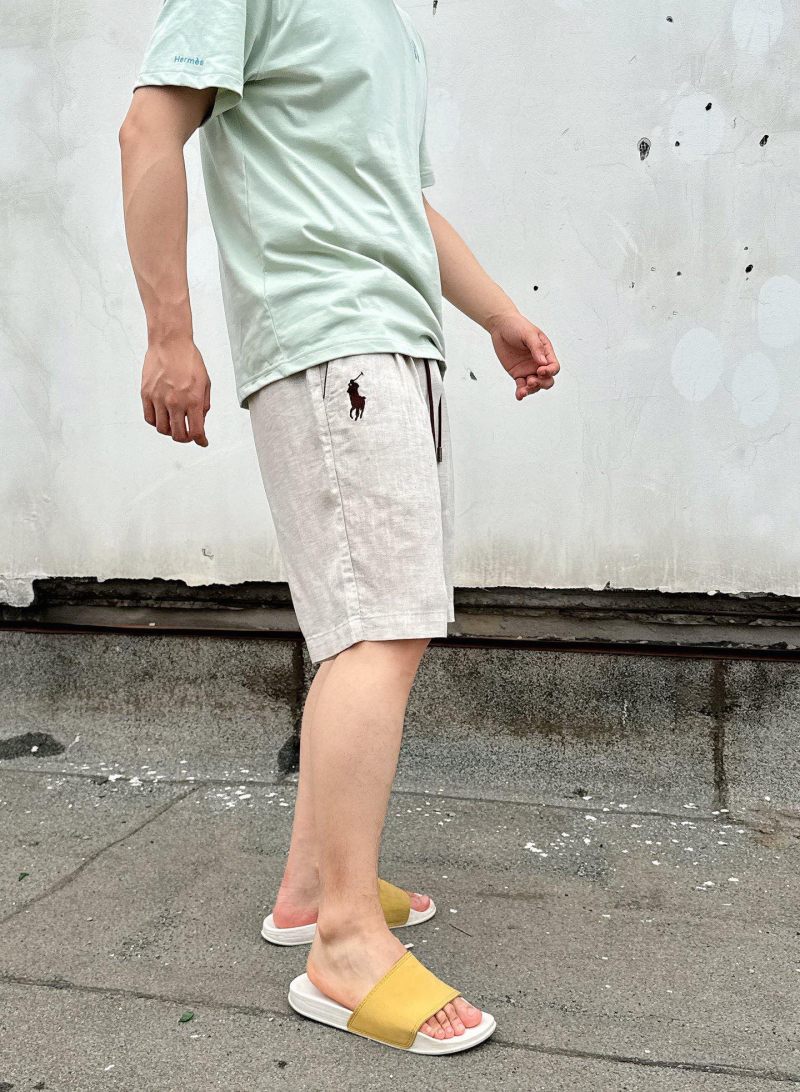 Polo Ralph Lauren Beige Linen Shorts view