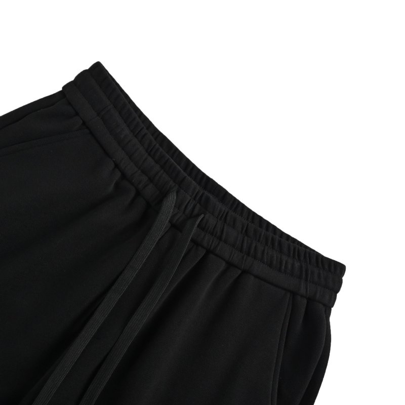 Prada Black Milano Shorts with Logo Embroidery view