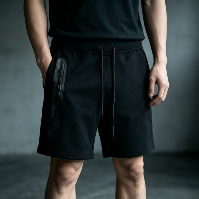 Stone Island Black Cargo Shorts