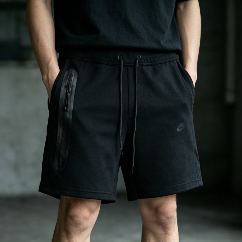 Stone Island Black Cargo Shorts view