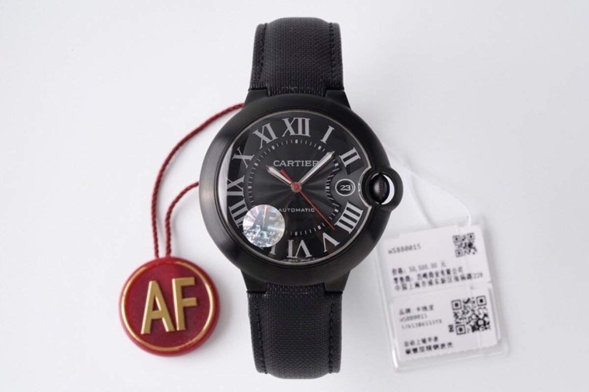 Cartier Ballon Bleu 42mm Black Dial Automatic Watch
