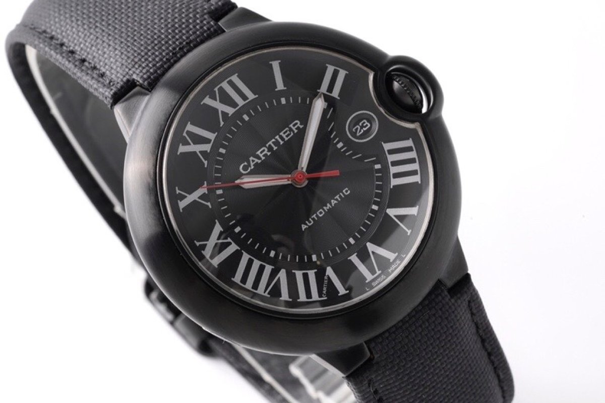 Cartier Ballon Bleu 42mm Black Dial Automatic Watch view