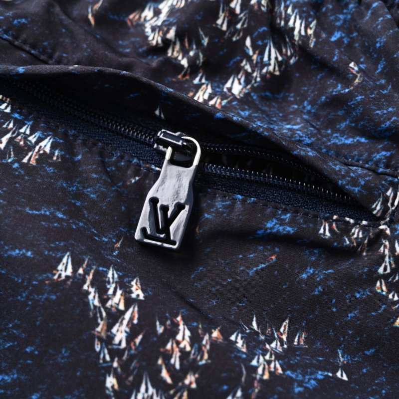 Louis Vuitton Monogram Blue Denim Beach Shorts view