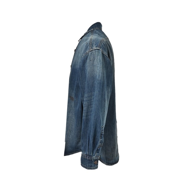 Classic Denim Shirt Jacket - Medium Blue view