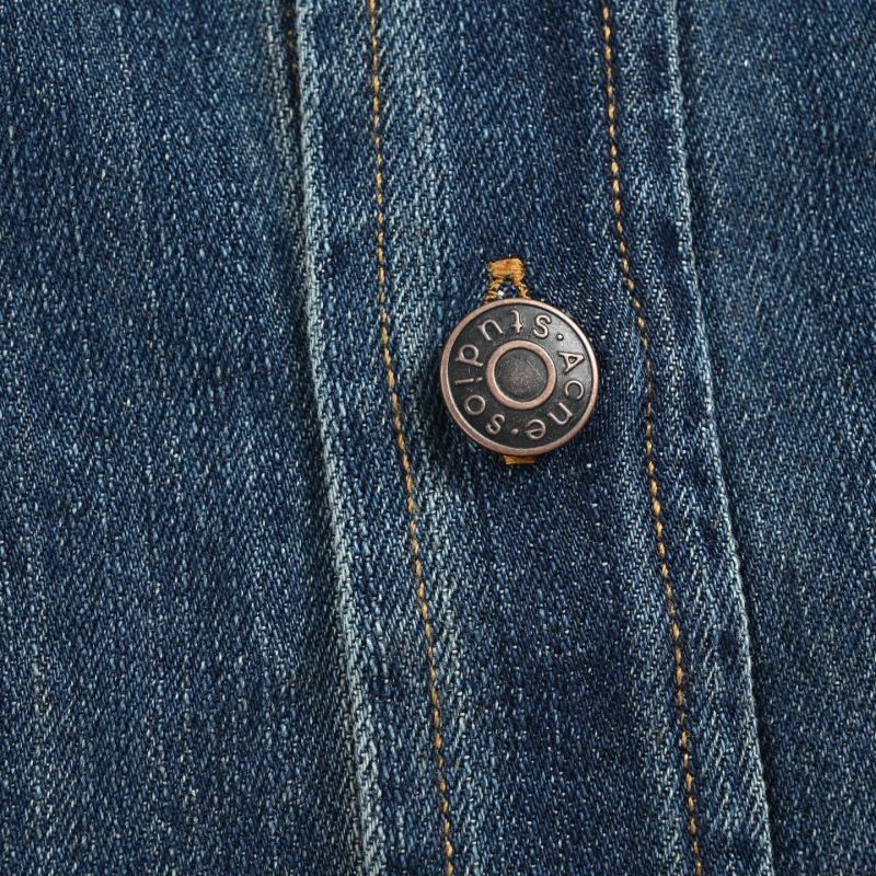 Classic Denim Shirt Jacket - Medium Blue view