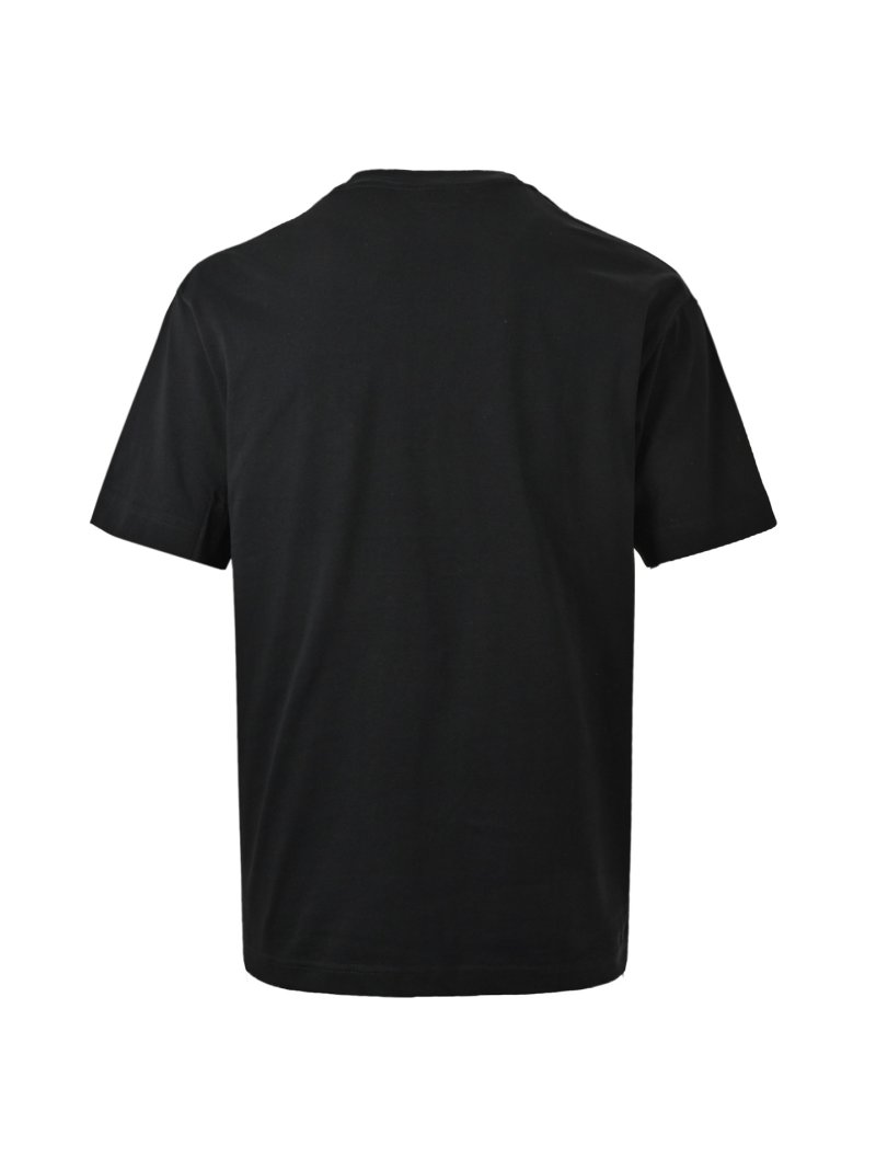 Burberry Black Embroidered Logo T-Shirt view