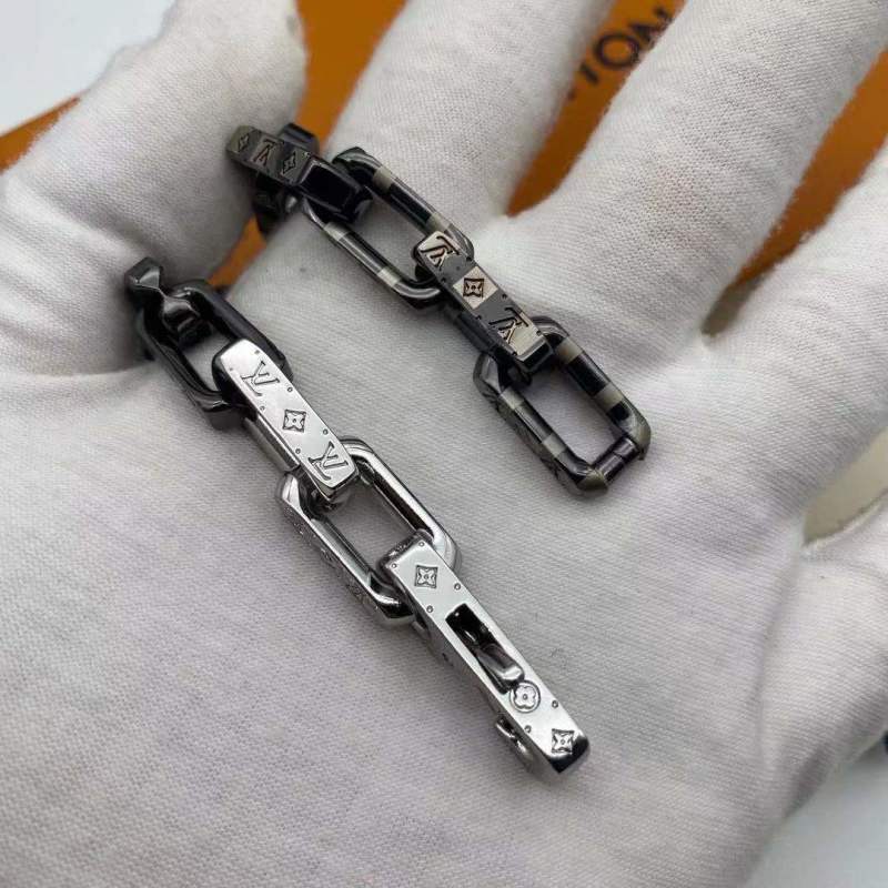 Louis Vuitton Bamboo Chain Bracelet Black Silver view