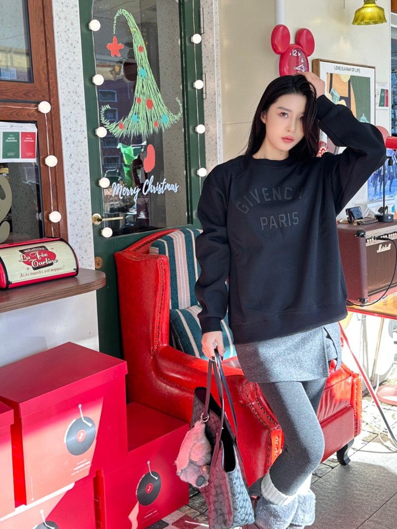 Givenchy Paris Black Embroidered Hoodie