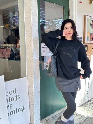 Givenchy Paris Black Embroidered Hoodie view 3