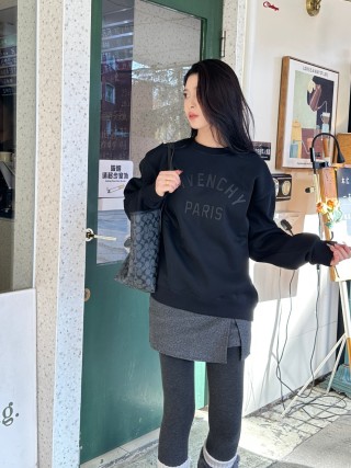 Givenchy Paris Black Embroidered Hoodie view 5