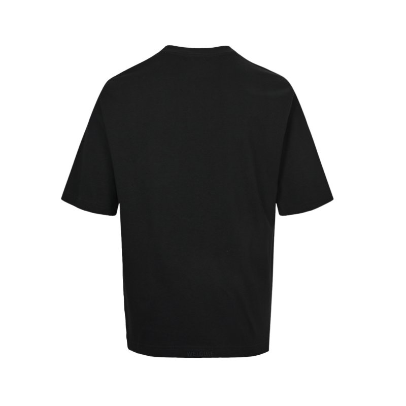 Black Rhinestone Logo Short Sleeve T-Shirt view
