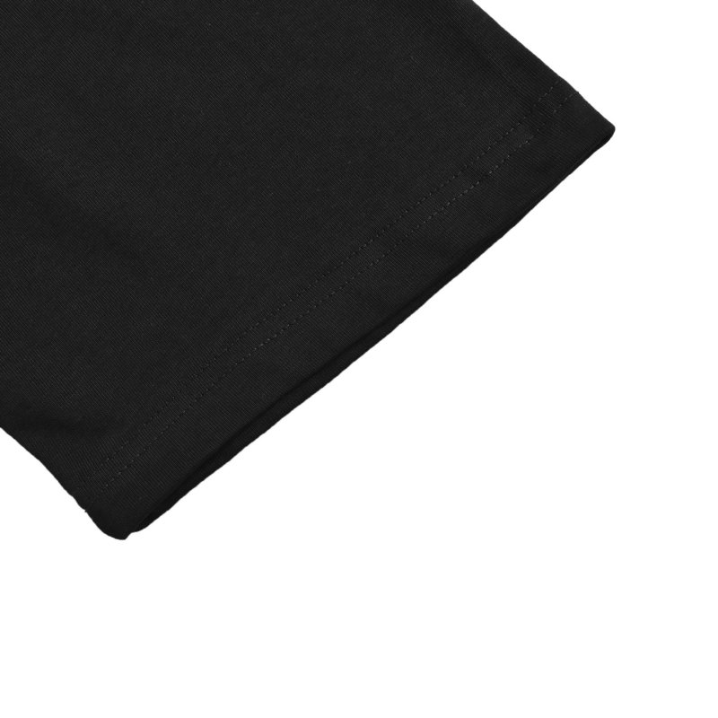 Black Rhinestone Logo Short Sleeve T-Shirt view