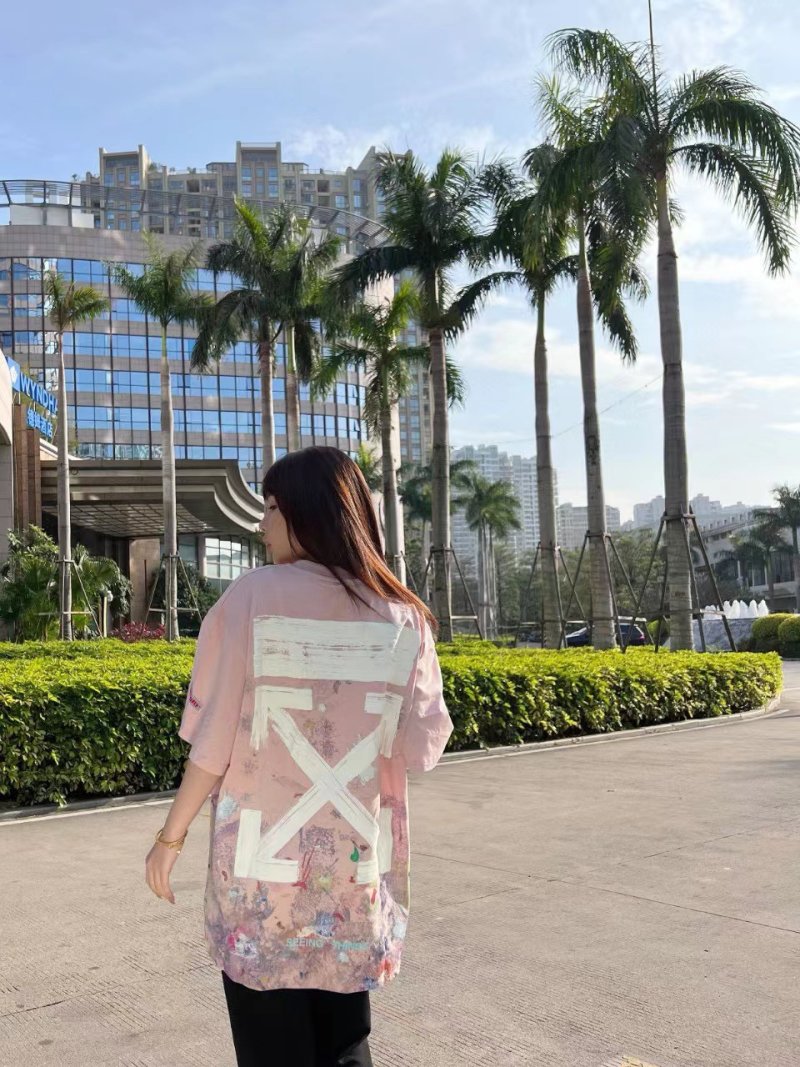 Pink Oversized Graphic Print T-Shirt with Floral Design