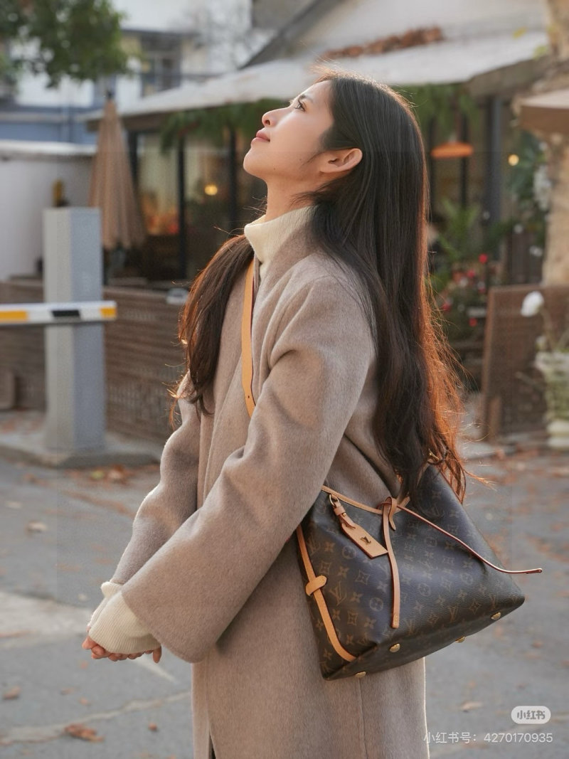 Louis Vuitton Monogram Shoulder Bag Brown view
