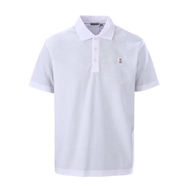 White Short Sleeve Polo Shirt view