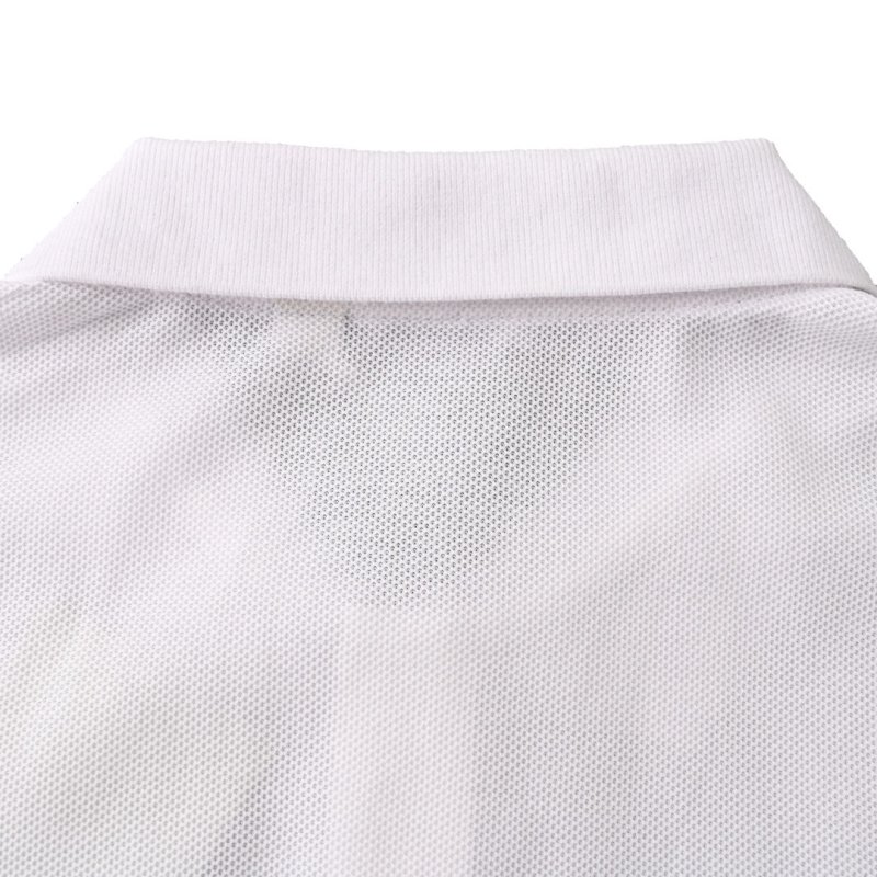 White Short Sleeve Polo Shirt view