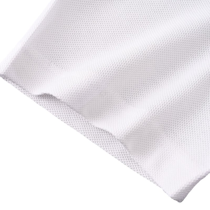White Short Sleeve Polo Shirt view