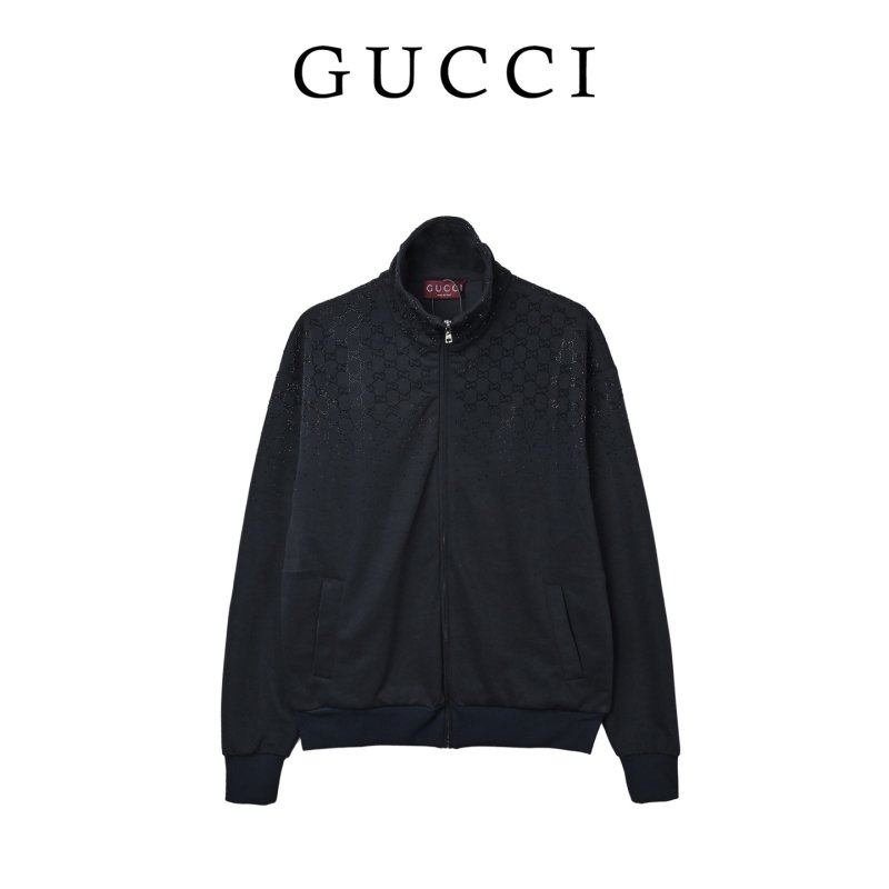 Gucci GG Monogram Puffer Jacket Black view