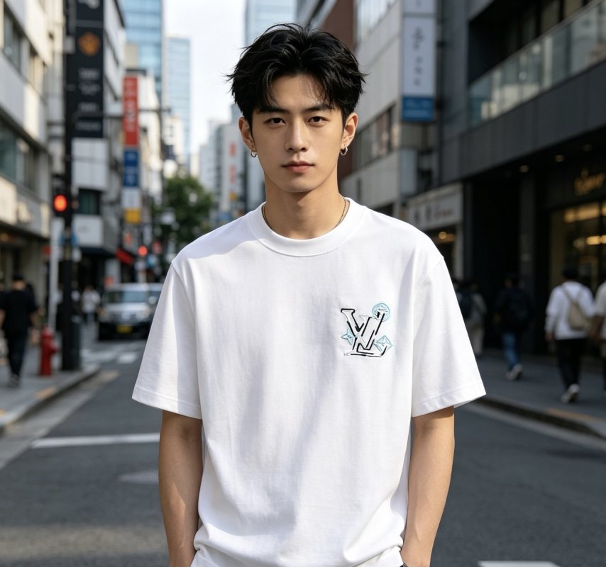 Louis Vuitton LV Monogram White Short Sleeve T-Shirt view