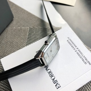 Emporio Armani AR11148 Mother-of-Pearl Square Watch - Silver view 7