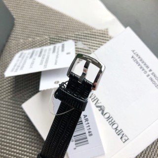 Emporio Armani AR11148 Mother-of-Pearl Square Watch - Silver view 9