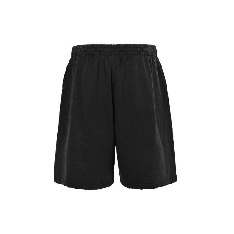 Black T-Shirt & Shorts Set with Red Rose Embroidery view
