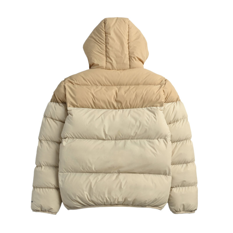 Nike Colorblock Puffer Jacket Cream & Tan view