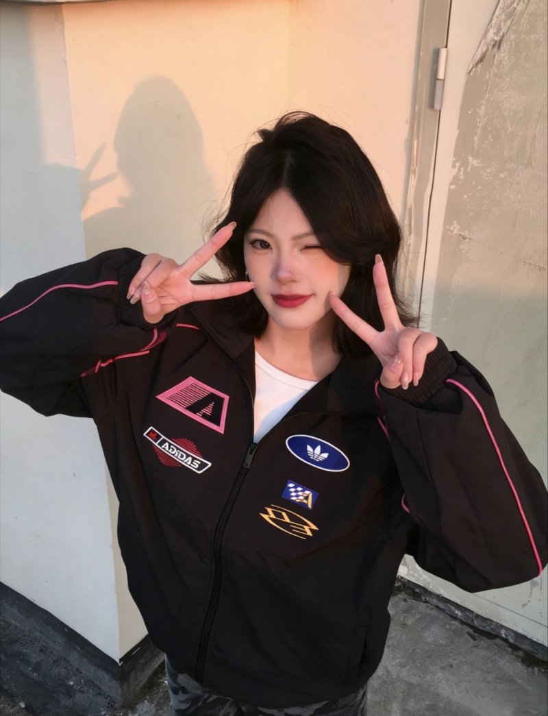 Adidas Black Multi-Logo Track Jacket view