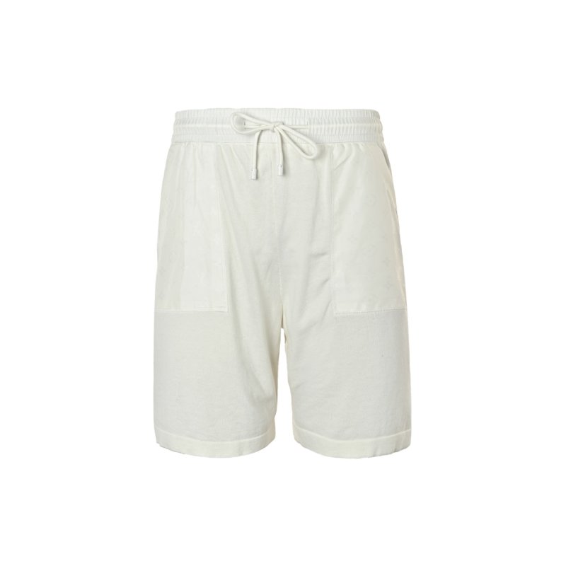 White Cargo Shorts with Pocket Detail view
