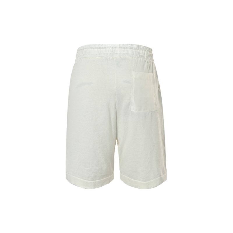 White Cargo Shorts with Pocket Detail view