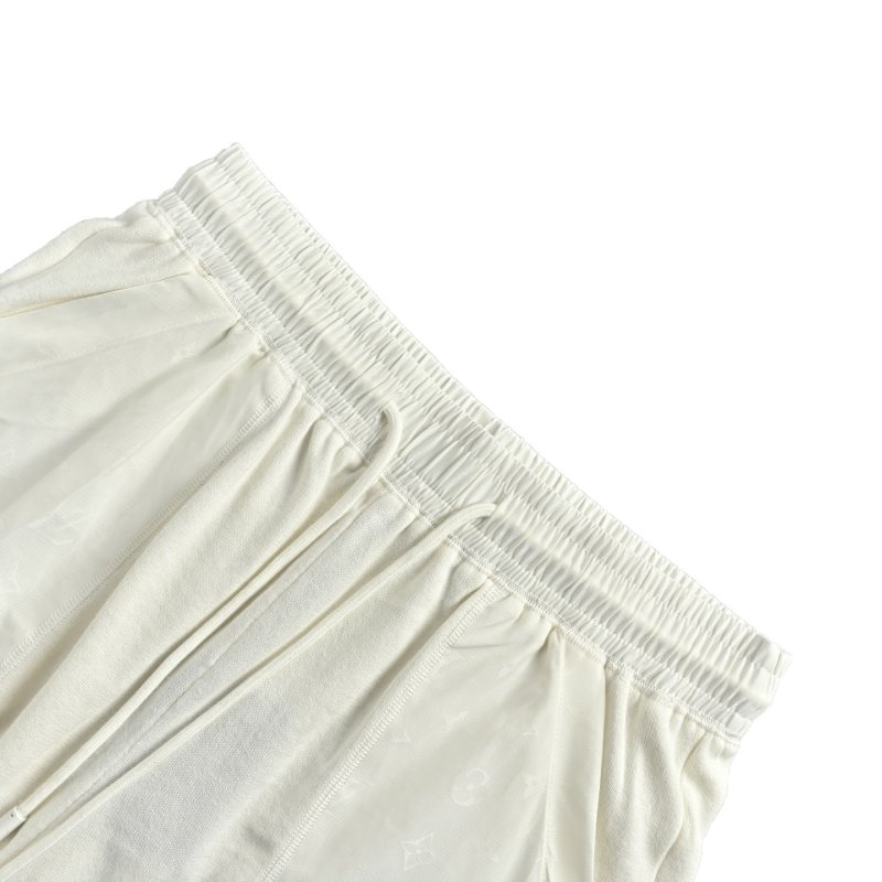 White Cargo Shorts with Pocket Detail view