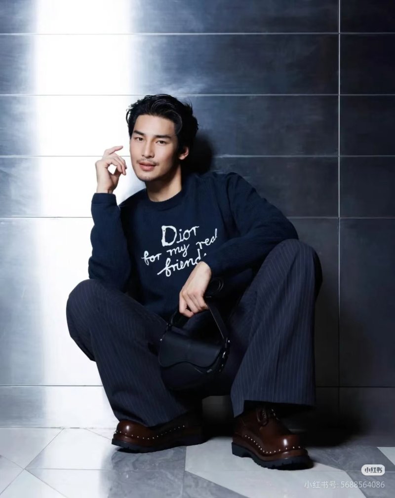 Black Graphic Text Crew Neck Sweater view