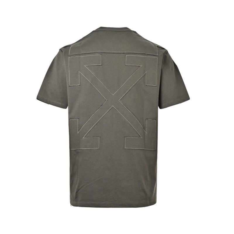 Oversized Grey T-Shirt Dress with Minimalist Embroidery view